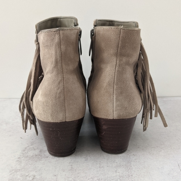 Sam Edelman Rudie Studded Fringe Suede Ankle Boot Bootie 5.5 - Picture 7 of 8